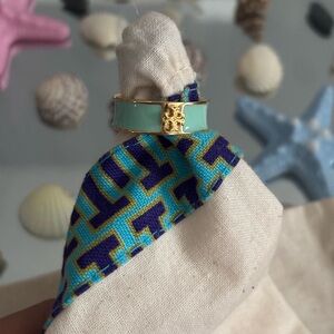 Tory Burch Mint color Ring size 7